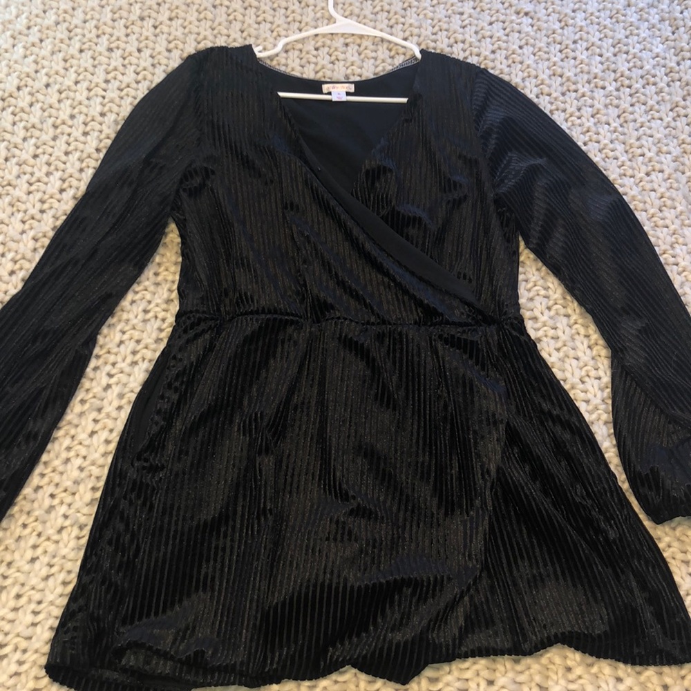 xhiliration velvet romper